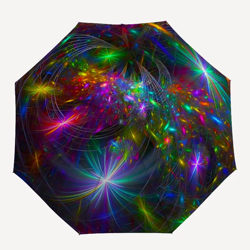 

1pc Cosmic Sphere Folding Umbrella, Durable, Suitable for Outdoor Activities or Rain, Suitable for Commuting yy251027142