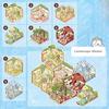 Creative Cartoon Mini 3D Landscape Sticker Book PET DIY Sticker Cabin Scene Miniature House Cabin Scene Pocket Sticker for Kids