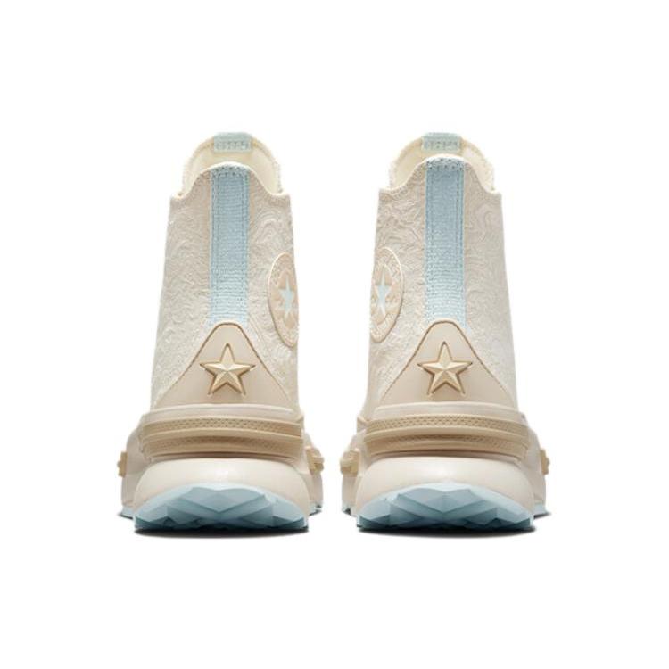 New Converse Run Star Legacy Cx Platform Swirl Jacquard 'Ivory Aqua Mist' Women's A03507C