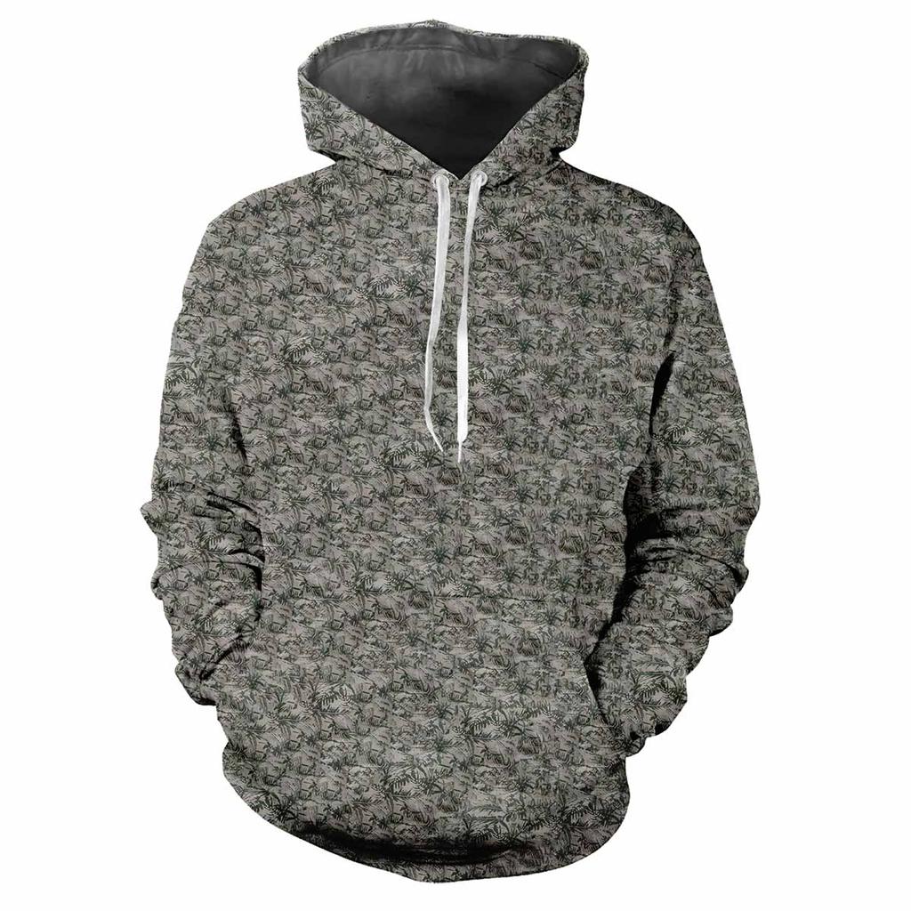Sweat à capuche camouflage forêt, chasse, animaux, extérieur, printemps-automne, tendance, ample, confortable, décontracté