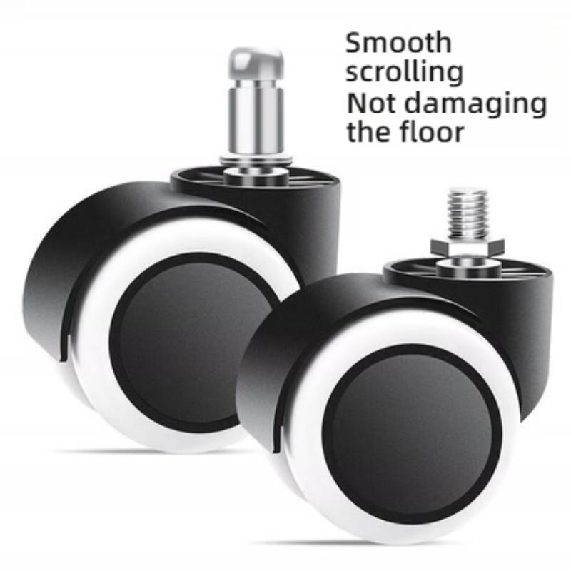 5/1 STK Stuhlrollen-Ersatz, weiche, stumme Schreibtischrollen für Arbeitsstühle, robuste, sicher rollende Bürostuhlrollen