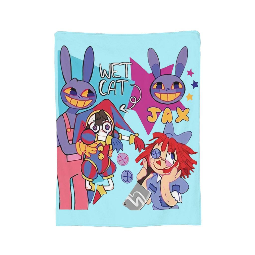 Hoppers Glow Text Tom Lizard Meme Blankets Wool Funny Breathable Throw Blanket for Bedspread Spring Autumn