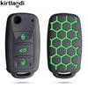 Silikon Bilnøkkeldeksel Nøkkeldeksel For VW UP Polo Golf 6 Passat B5 Touran Caravelle Jetta Caddy Touareg For Skoda Fabia Octavia A5