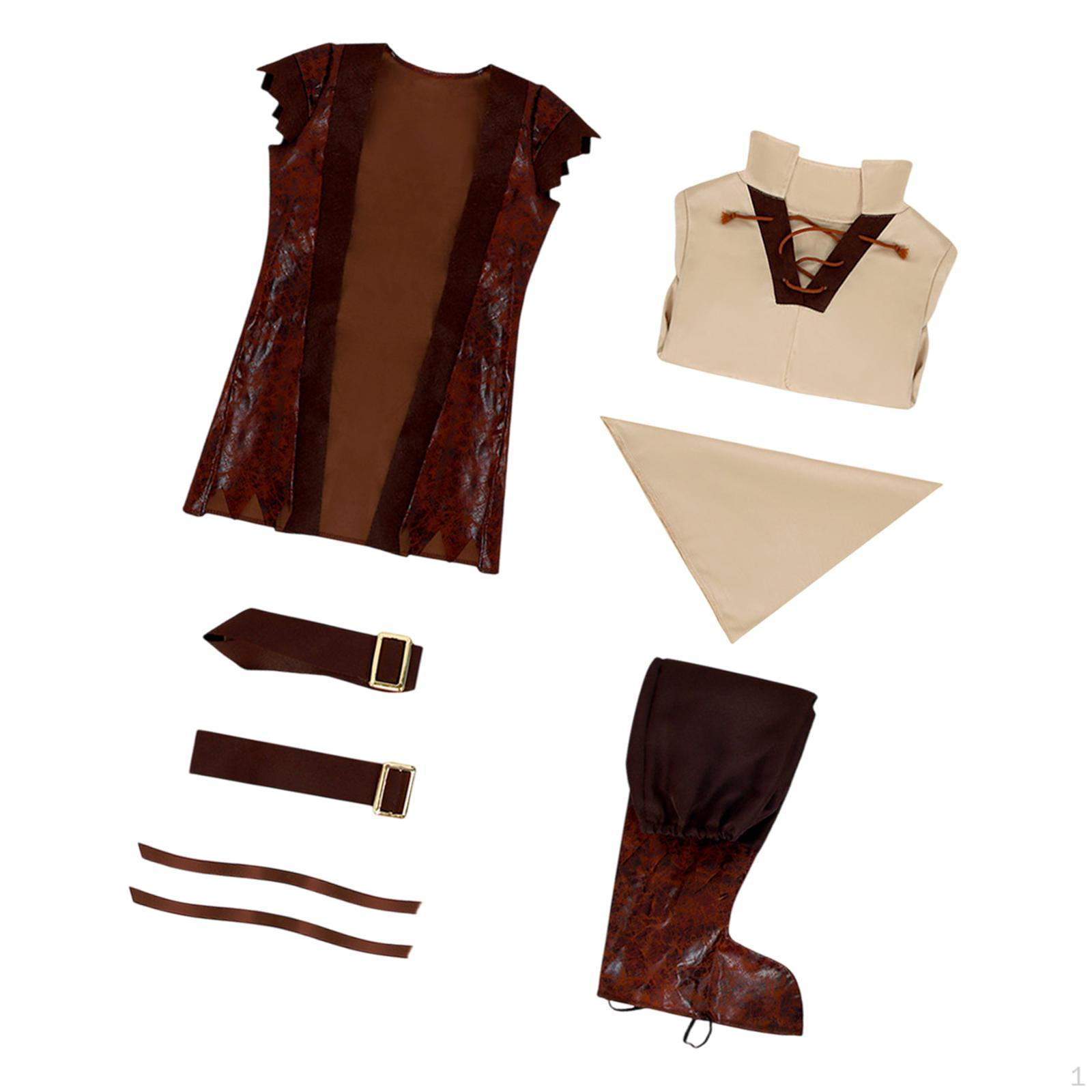 

Kids Pirate Costume Apparel for Pretend Play Themed Party Holiday XL