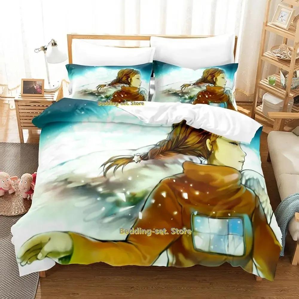 Nová ložní souprava Yume Nikki Jednolůžková Dvojlůžková Plná Queen King Size Ložní souprava pro dospělé Dětská ložnice Sady povlečení Anime parure de lit Postel