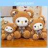 Bear Little Bowknot Cat Cartoon Plush Toys Soft Fill Doll Children Gift Birthday