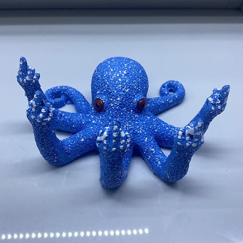 Bläckfisk med pärlemor-Flerfärgad bläckfisk Långfinger Arg bläckfisk