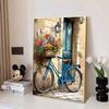 Bicycle Diamond Painting Painting Set, 5D DIY Rhinestone Cross-stitch Crafts and Crafts, Decorative Home Wall Mural Ornaments