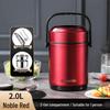 Winter Stainless Steel Insulated Multi-layer Lunch Box - Portable, Large Capacity, Keeps Food Hot for 24 Hours, Perfect for Home or Office.