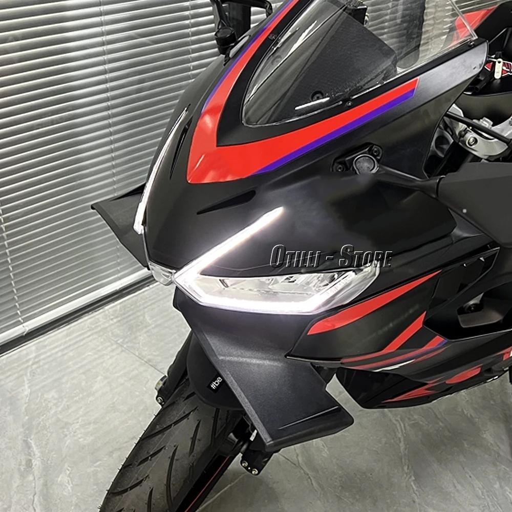 Für Aprilia RS457 RS 457 rs457 2024 ABS Frontverkleidung Flügel Aerodynamischer Schutz Schutzabdeckung Motorradzubehör Teile