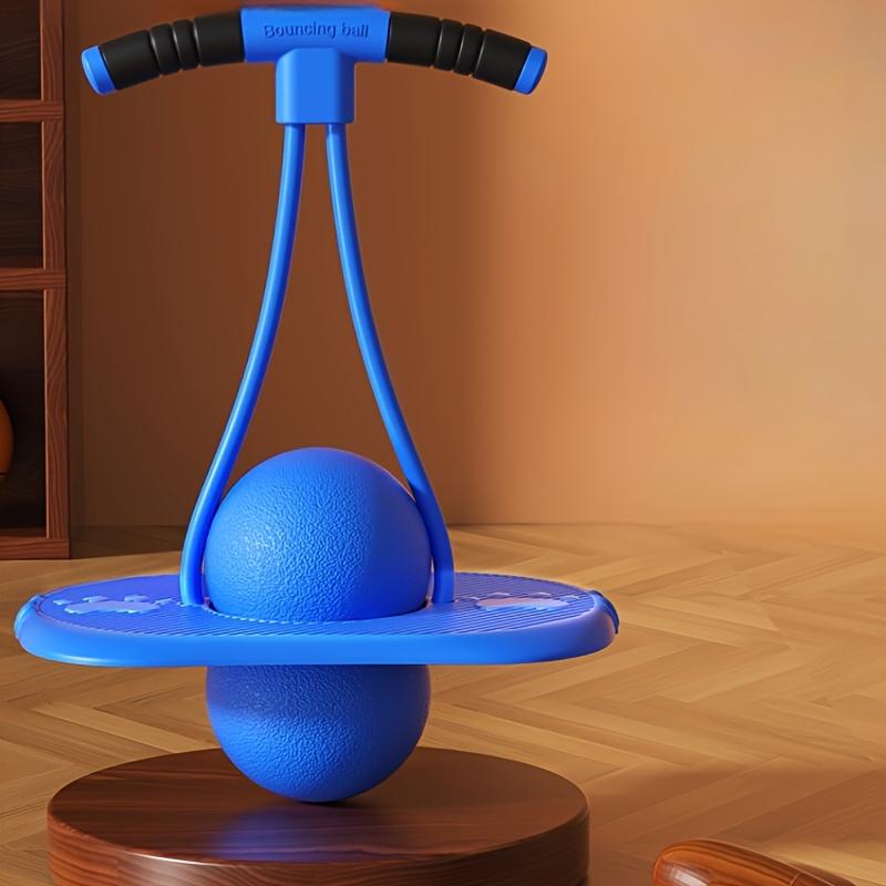 Balance Fitness Spielzeug, Hüpfball für Jugendliche und Erwachsene, Elastischer Übungsball mit stabilen Griffen, Rutschfester Basis, Balancetraining & Rumpfmuskulatur