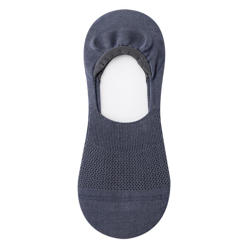 Socks, Mesh Boat Socks, No Heel Drop, Anti-odor, Summer Thin, Breathable, Light Mouth, Solid Color, Invisible Socks for Men's Summer