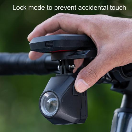 Bicycle Headlight IP66 Waterproof 1600 Lumens Modes Adjustable Type-C Rechargeable Night Riding Road Mountain Bike Front Rear Lamp