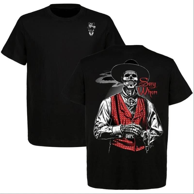 Doc Holliday Say When Old West Death Dealers Collection Tombstone Ghost Town Zom XXXXL
