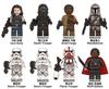 WM6099 Kids Building Block Mini Figures Toy Mix Batch WM2033-2040 Educational Assembly Set