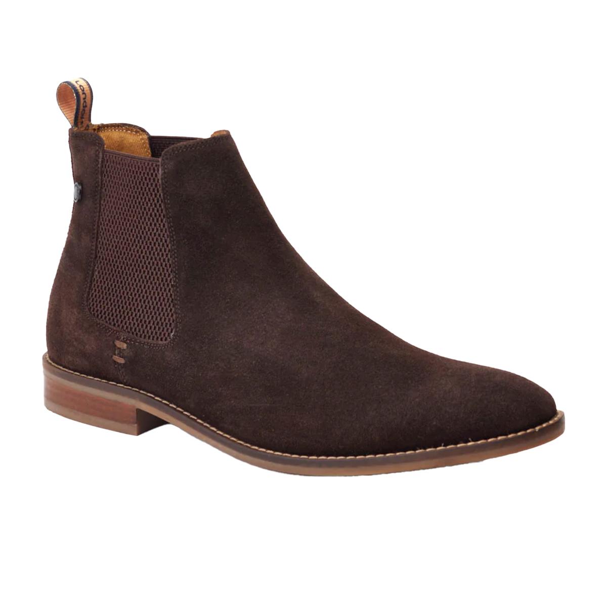 Base London Herren Virgil Wildleder Chelsea Boots 8 UK