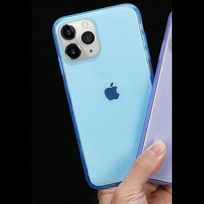 Coque Silicone - Vendeur Français - iPhone 12 - Anti-Rayure - Anti-Choc - Souple