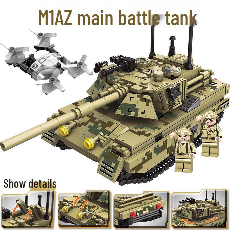 Compatible Military SWAT Armored Car Building Blocks - Educational Assembly Toy for Boys