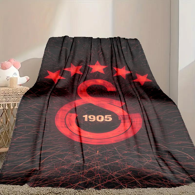 1pc Snug Galatasaray SK Blanket, Lightweight & Durable Print Blanket, Perfect for Home, Couch, Bed, Picnic, Travel, Office