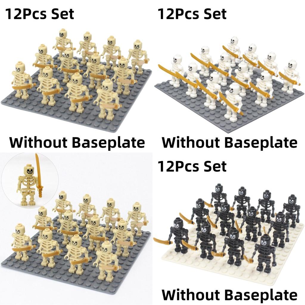 Lojo Ninja Scheletro Soldato Blocchi da Costruzione Plastica ABS Particelle Mini Figure da Costruzione