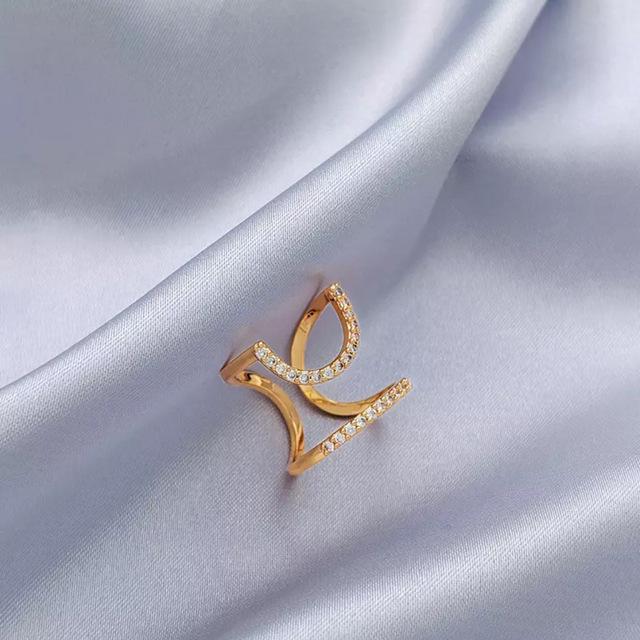 Gothic Metallic Line Thin Nail Rings Everyday Fingertip Protective For Women Cover Modish Fashionable JewelryFashion Jewelry