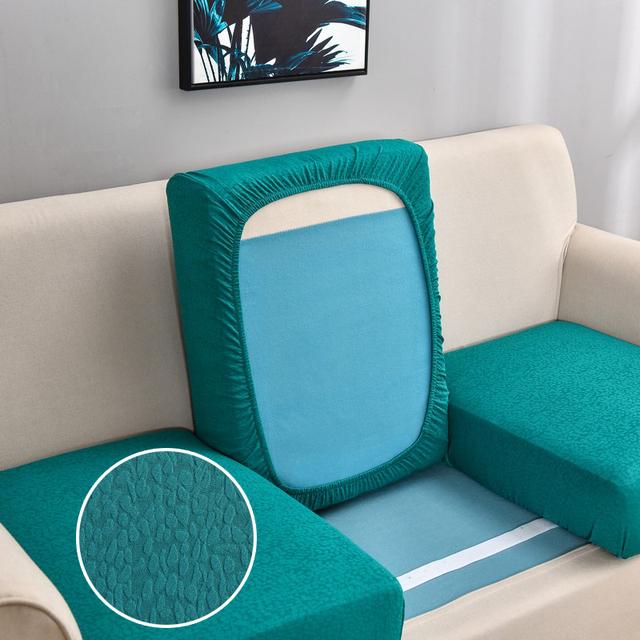 Bubble Pattern Elastic Solid Seat Cushion Cover Stretch Sofa Covers For Living Room Furniture Protector Couch Cover