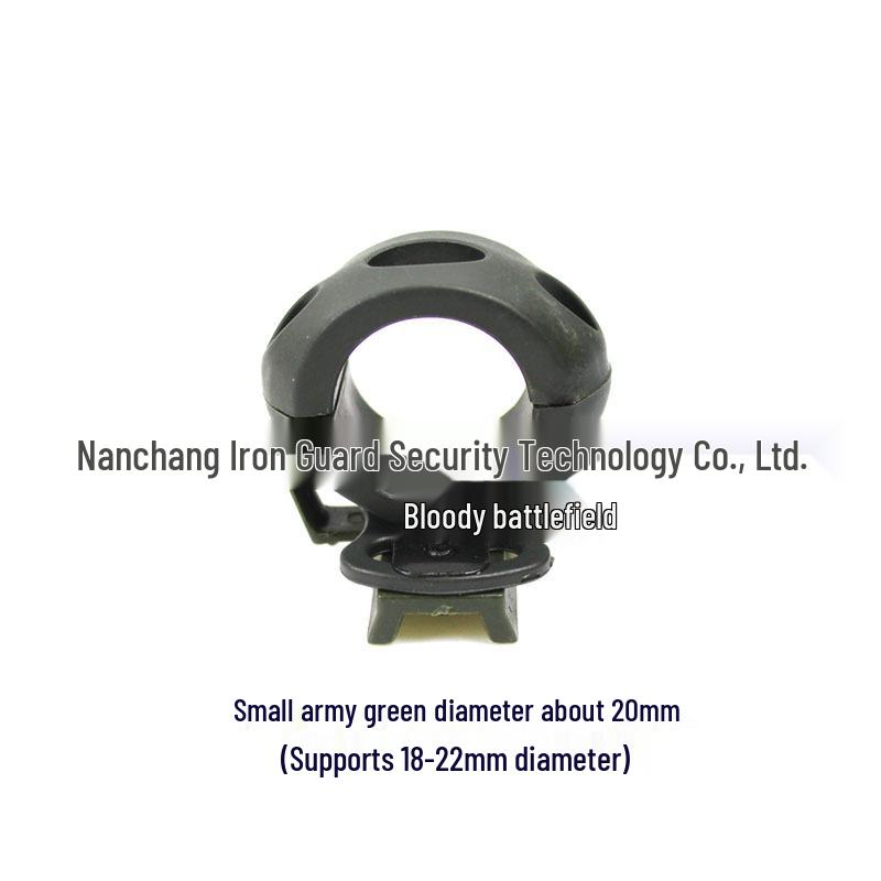 MICHIBHFAST Helmet Flashlight Clip: Quick-Release Cycling Rail Mount for Outdoor Use