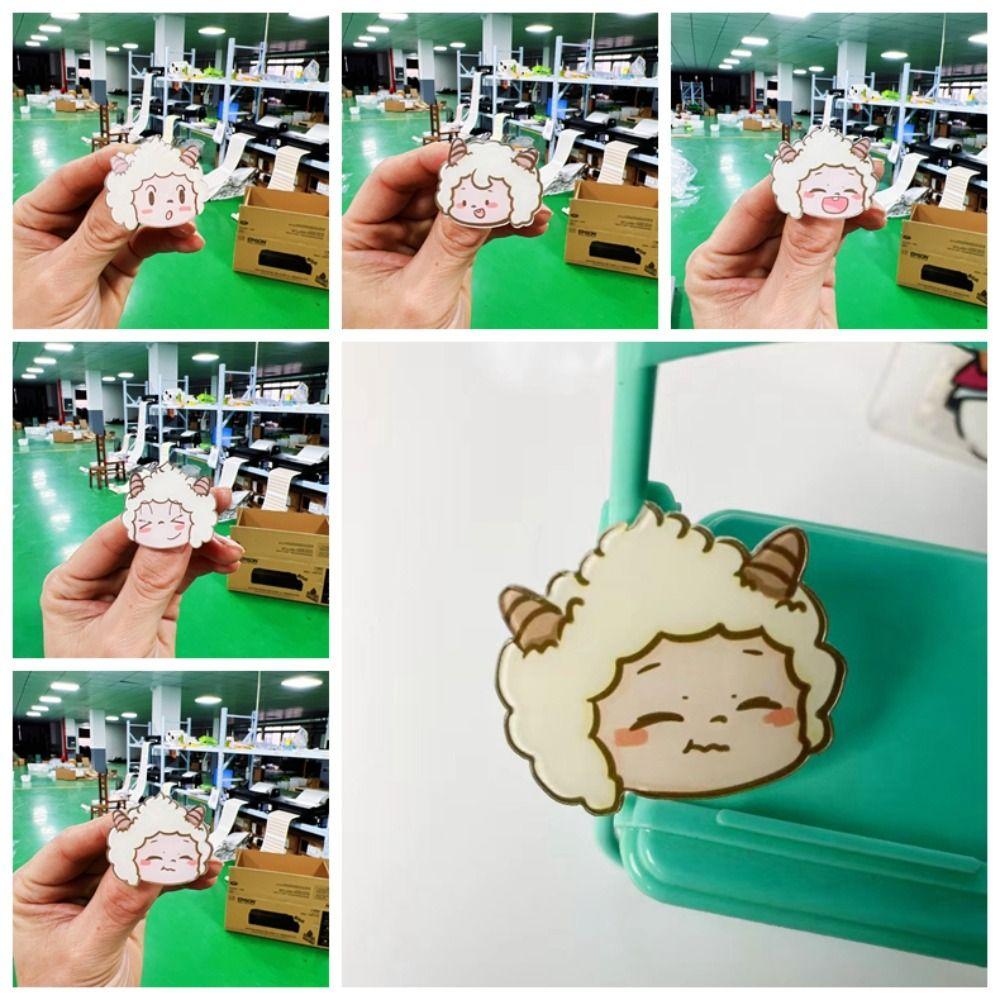 

Acrylic Cartoon Sheep Brooches Zinc Zinc Alloy Sweet Teenage c