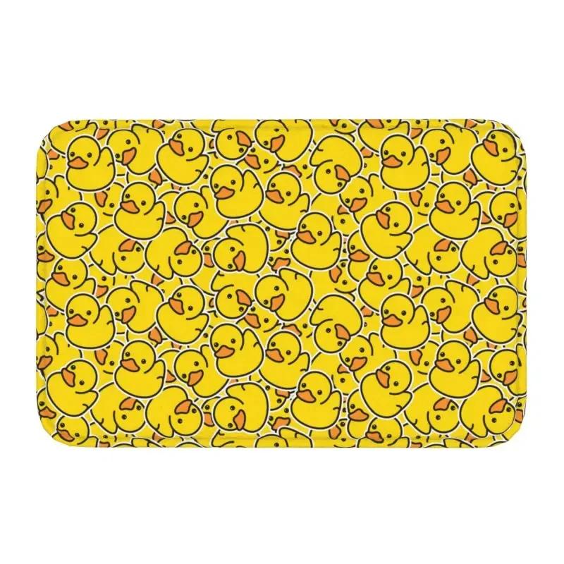 Rubber Duck Bathroom Mat Yellow Cartoon Doormat Kitchen Carpet Balcony Rug Bedroom Floor Mat Entrance Door Mat Home Decor