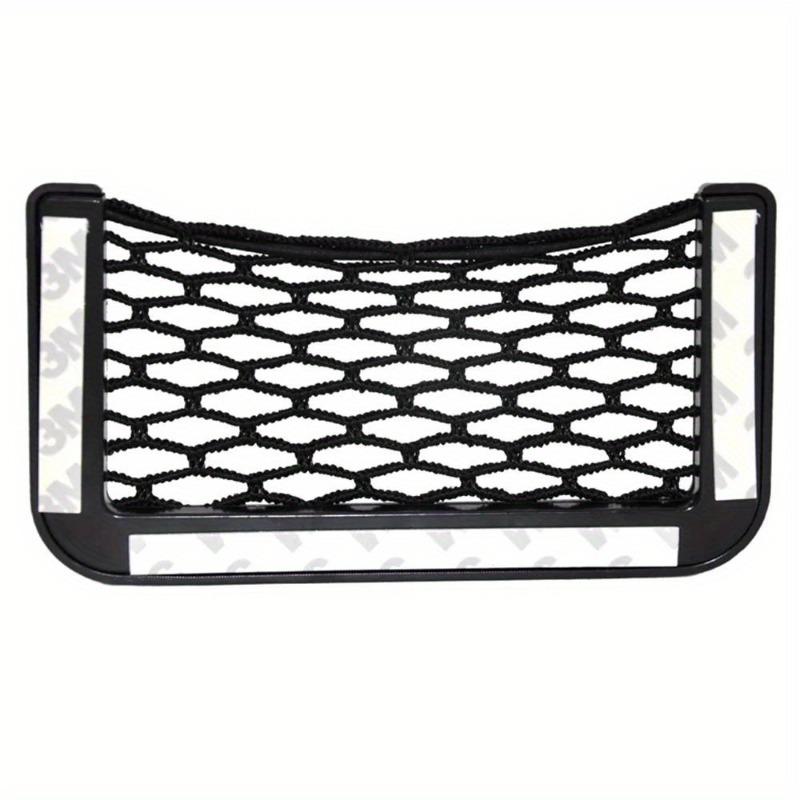 1Pc Universal Car Organizer - Mesh Storage Bag Net Pocket, Multi-Function with Phone Holder, Easy Access Auto Accessory