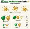 Black Gold Balloon Garland Arch Kit for Graduation and Birthday Decorations