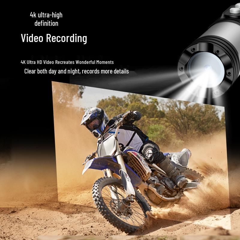 DV5000 HD Helmet Camcorder: Flashlight Style for Motorcycle/Bicycle Outdoor Action Recording