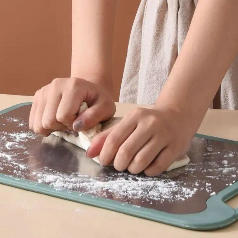 Oboustranné prkénko 304 Nerezová prkénka Podložky Prkénko na krájení zeleniny Kuchyň