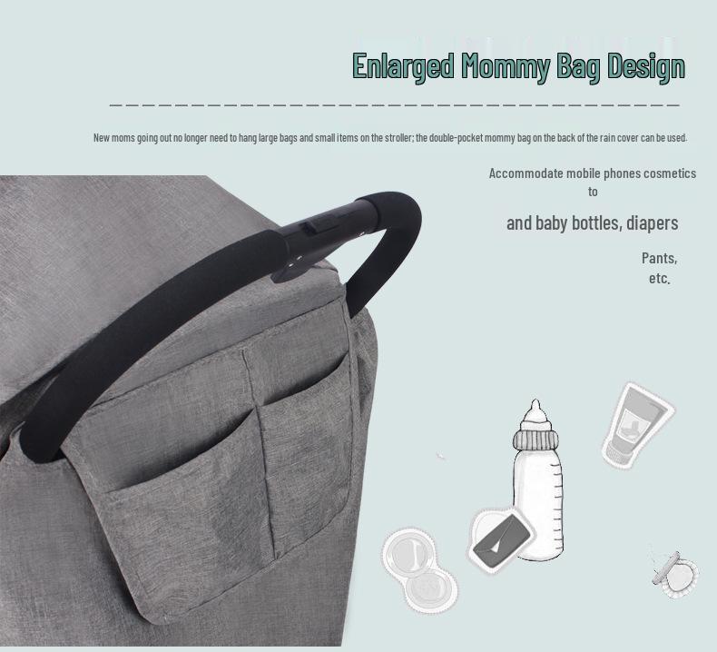 Universal Windproof & Warm Rain Cover for Baby Strollers