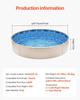 Round Pool Liner 30ft Unibead Style Pool Liner 52in Wall Height