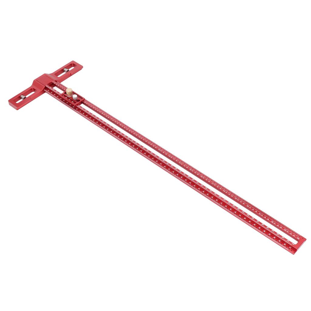 24 Zoll Anreißlineal Einrastschieber und Verdickte Basis 360 Grad Markierung Aluminiumlegierung