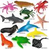 "1-9 inch Plastic Animal & Dinosaur Model Toy Set"