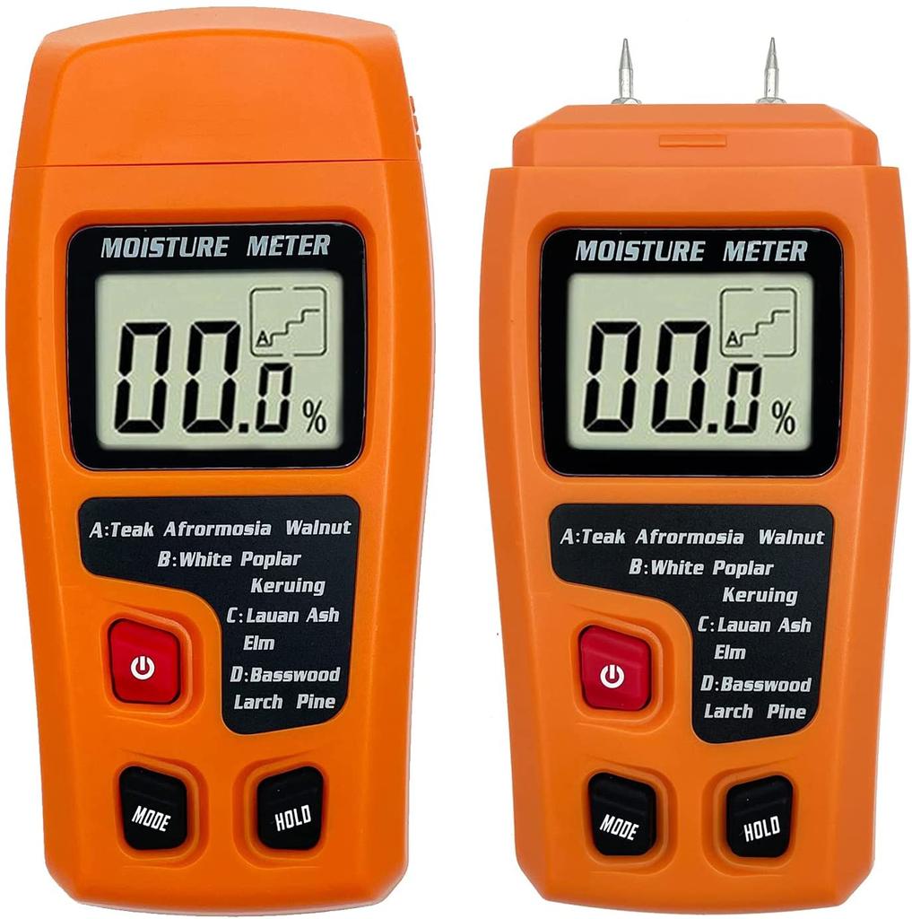 Digital Wood Moisture Meter Wood Humidity Tester Hygrometer Timber Damp Detector Large LCD Display