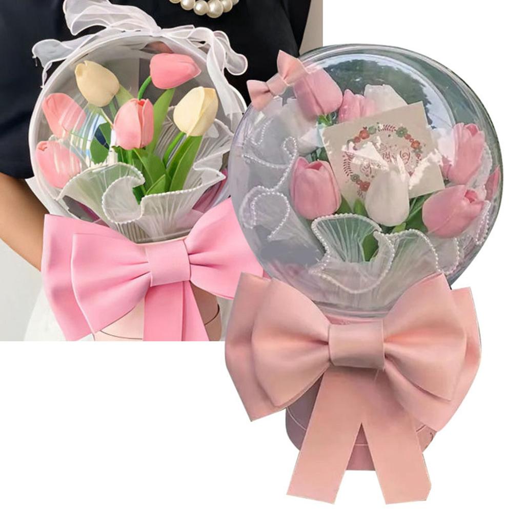 DIY Tulip Bouquet for Girlfriend Handcraft Exquisite Artificial Flowers Bouquets Fake Flowers for