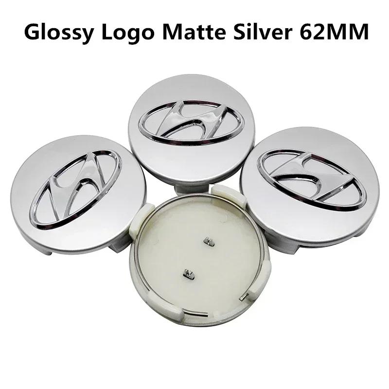 Car Styling for Hyundai Solaris Tucson Elantra Santa Fe Kona Sonata IX25 I10 Accent IX30 IX45 Tiburon Wheel Center Hub Cover TT32