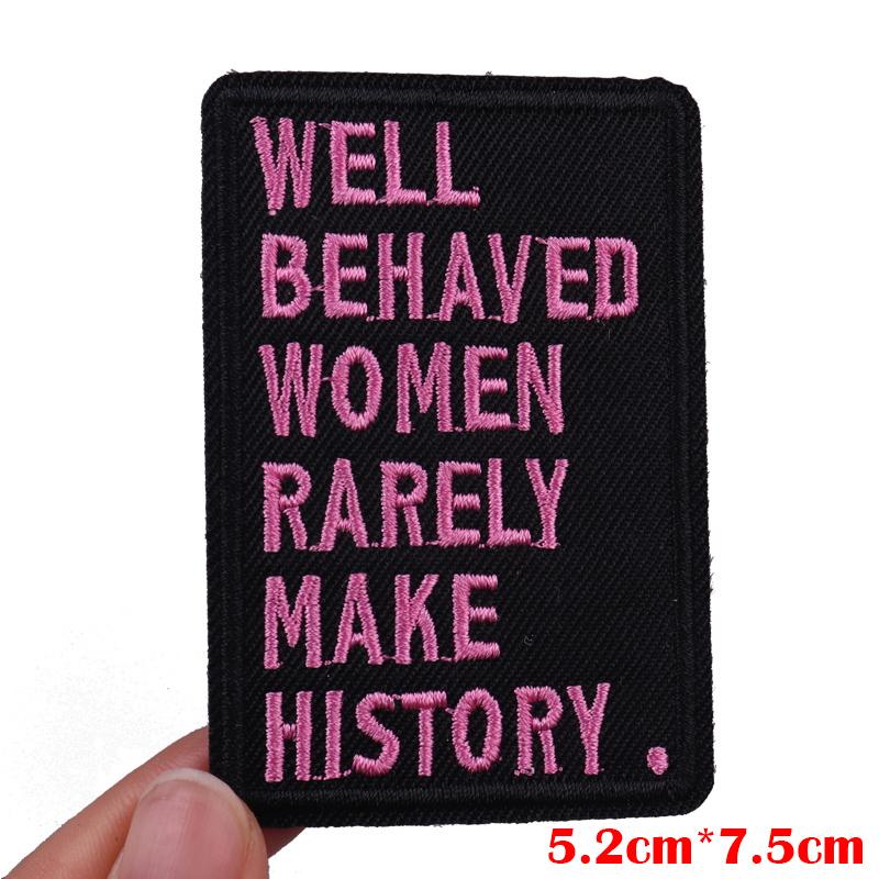 Jeans Backpack Embroidered Patch Cartoon/Letter Slogan Embroidery Patches Iron On Patches For Clothing Thermoadhesive Patches