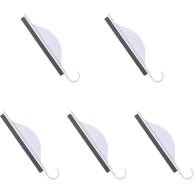 Kitchen Squeegee, 5 Pcs Shower Glass Cleaner Squeegee with Hook for Cleaning Window, Sink, Bathroom