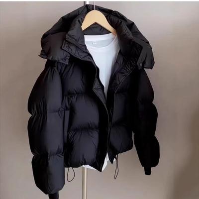 Women S Short Thick Cotton Padded Loose Winter Coat Jacket