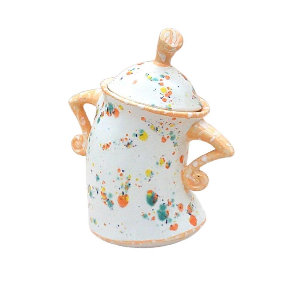 Resin Spooky Cup Akimbo Pose Handle Desktop Ornament Attitude Jar Attitude Kitchen Canister  Sugar