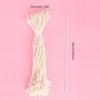 20cm Bullet Head Gold & Silver Thread Christmas Ornament Hanging Ropes, 100 pcs
