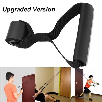 Pilates Latex Tube Training Exercise Elastic Band Over Door Anchor Resistance Bands Home Fitness