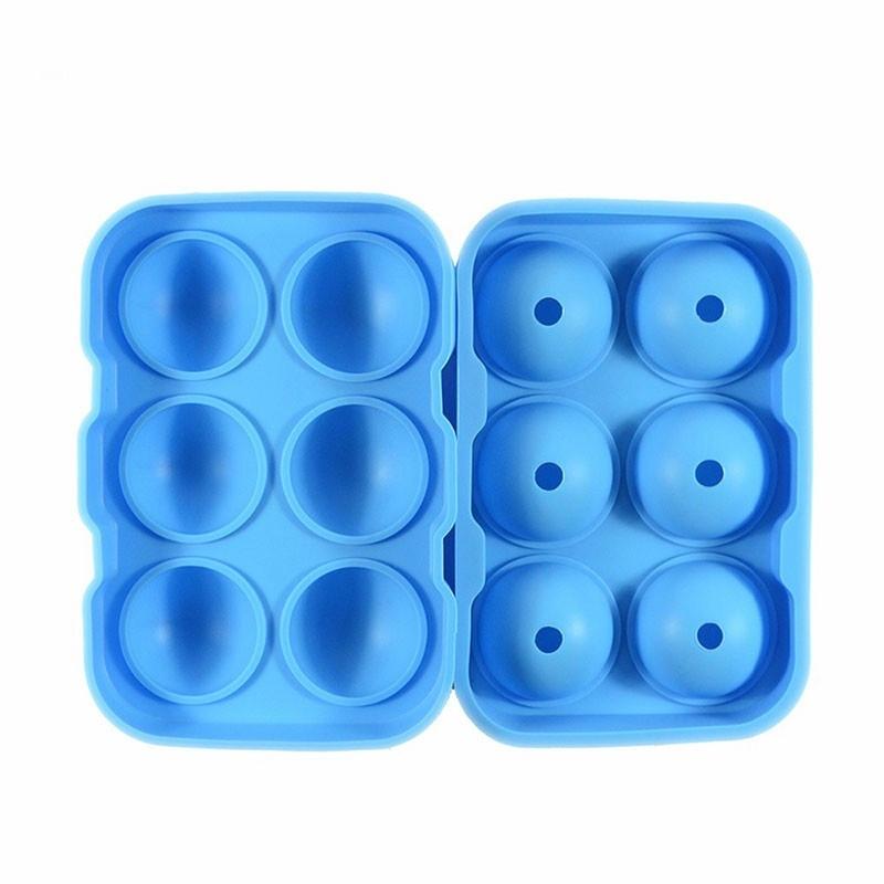 Kreativní forma na výrobu kulatých ledových koulí na whisky, velká forma, podnos, náhodná barva