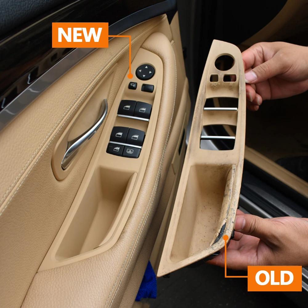Car Interior Front Left Driver Door Handle Armrest Panel Replacement For BMW 5 Series F10 F11 520i 523i 525i