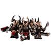 Mecha-Style Warrior Building Block Figurine, Fully Articulated with Weapon Set, Desktop Decoration Collectible