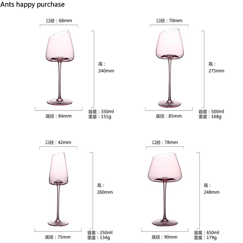 Abgeschrägtes Kristallglas, Weinglas, Rotweingläser, Sektglas, Kelch, Cocktailglas, Glasbecher, Trinkgläser, Trinkgeschirr